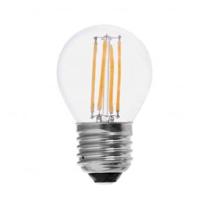 G45-E27-4W-FILAMENT 3-STEP POWER DIMMING-CLEAR COVER-3000K - SKU: 6847