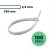 Cable Tie 4.5*350mm White 100Pcs/Pack – SKU: 11175