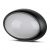 8W Dome Light Oval Black Body 3000K IP66 – SKU: 1267