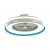 45W LED Box Fan With Ceiling Light RF Control 3in1 Motor Blue Ring – SKU: 217934