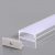 Led Strip Mounting Kit With Diffuser Aluminum 2000*30*10mm Silver Body – SKU: 23176